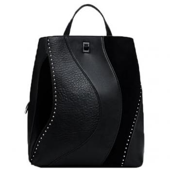 Mochila Desigual Kahlo Sumy 35 cm para mujer en color negro