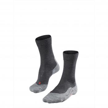 Falke TK5 Men's Trekking Socks - Grey Melange, Size 42-43