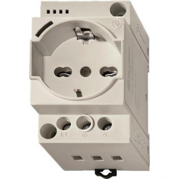Universal LED Socket Outlet for DIN Rail RAL7035 7U.00.8.230.0000