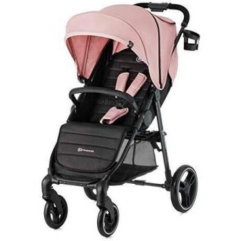 Kinderkraft Silla de Paseo GRANDE CITY, Carrito, Ajustable, Accesorios, Hasta 3 Años, Rosa