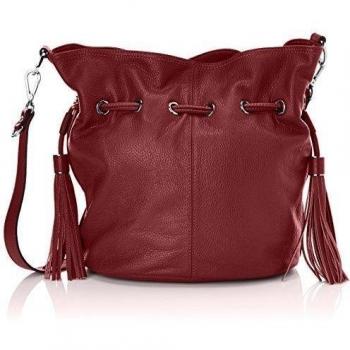 Kesslord Zelda Nc - Bolso de hombro para mujer, color Rouge
