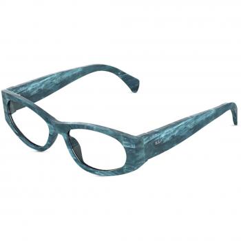 Retrosuperfuture NUMERO 112 MARMO TURCHESE 8XJ Women’s Eyeglasses Blue Size 54 (Frame Only) - Blue Light Block Available
