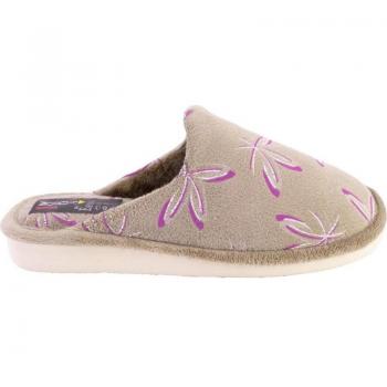 Zapatillas de casa de mujer beige VARIOS 3530