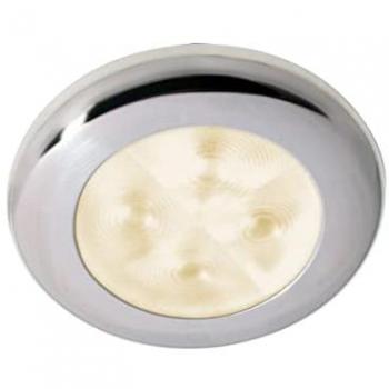 Hella Marine Slim Line 12V Warm White LED Courtesy Lamp with Stainless Steel Bezel