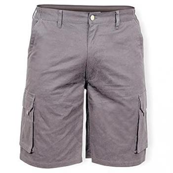 Pantalón Corto Workfit Basic Talla S - Multibolsillos - Cintura Elástica - Algodón
