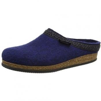 Stegmann Stegmann 108 - Zapatillas de estar por casa de fieltro para mujer marrón Teak, color azul, talla 37