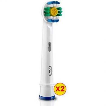 Braun Oral B 3D White EB18 Recambios para Cepillo Dental, Paquete de 2