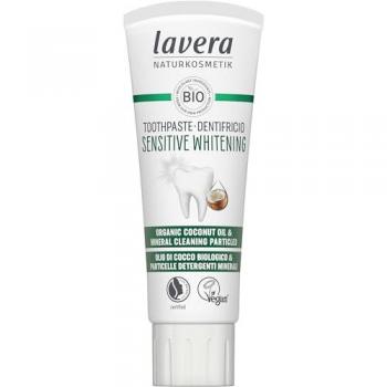 Lavera Sensitive Whitening Toothpaste - 5 in 1 Protection with Natural Whitening and Fluoride - Vegan - 75 ml