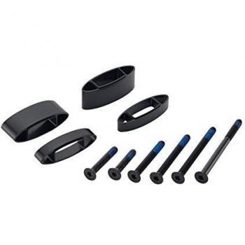 Vision - Kit de Espaciador Unisex con Clip Ajustable, Color Negro, 2 x 5 mm, 6 x 20 mm
