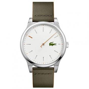 Lacoste Mens Analogue Classic Quartz Watch with Leather Strap 2010967