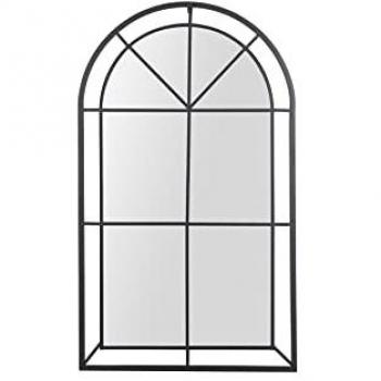Espejo Ventana Marco Metal Negro 70x3x120 cm - Estilo y Personalidad