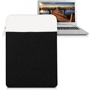 kwmobile Bolsa Sleeve para portátil de fieltro funda para Lenovo Z50-70 - Bolso para notebook funda protectora portátil carcasa en negro