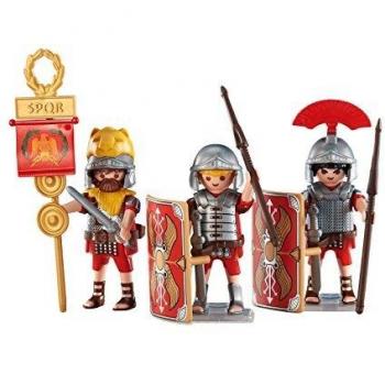 PLAYMOBIL TRES SOLDADOS ROMANOS, REF. 6490, EN BOLSA PRECINTADA DEL FABRICANTE