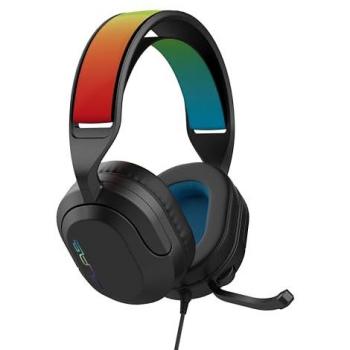 JLab Nightfall Over Ear Wired Gaming Headset - 3.5mm Jack Gaming Headset with Mic for PC/Xbox/PS5/PS4/Nintendo Switch - 50mm Driver, Cloud Foam Cushions & Sound Isolating
