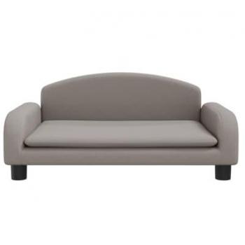 Sofá para niños de tela gris taupe 70x45x30 cm Vidaxl Gris Topo