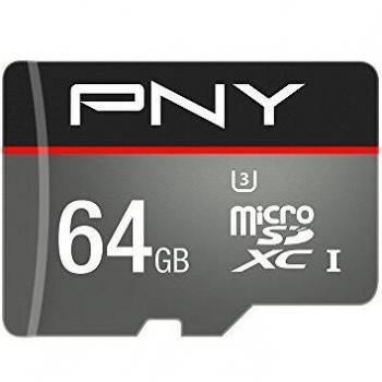 PNY Elite Performance - Tarjeta microSD de 64 GB