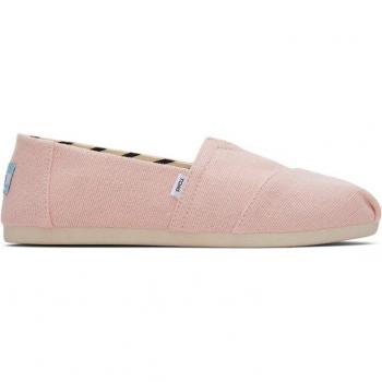 Alpargatas de mujer en lona color naranja