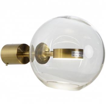 Lámpara de Pared DKD Home Decor Cristal Dorado Metal Moderno 20 x 25 x 20 cm