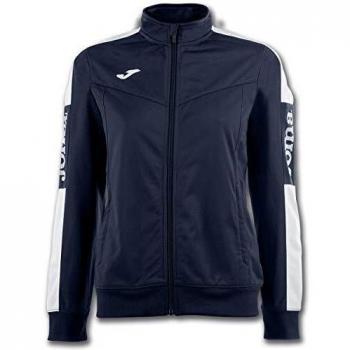 Joma Champion IV Sudadera, Niñas, Marino-Blanco, XS