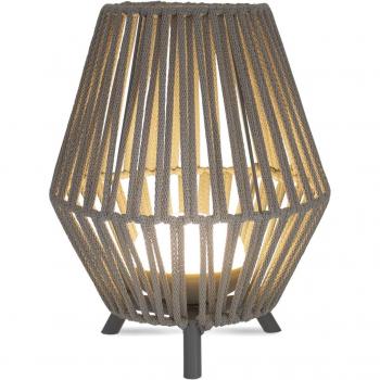 Lámpara de Mesa LED Recargable Taupe 32cm