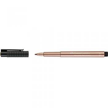 Marcador Faber-Castell Pitt Artist Pen 1.5, bolígrafo de tinta para artistas, color cobre