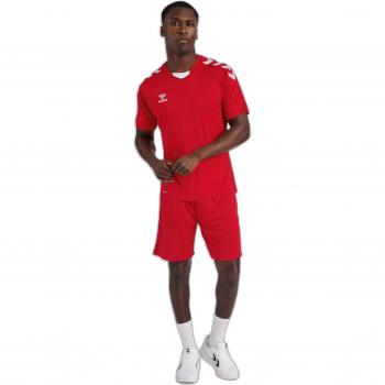 Hummel Core XK Polyester Jersey for Men - Short Sleeve - Red - XL