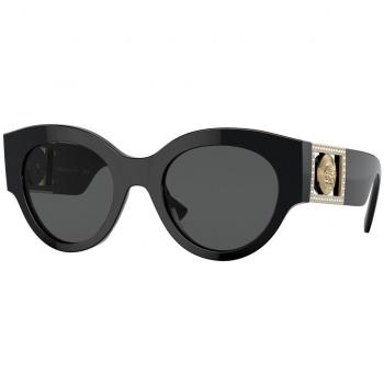 Versace VE4438BF Asian Fit Women's Sunglasses Black Size 52