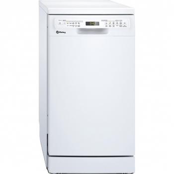 Balay 3VN5360BA Lavavajillas Libre Instalación 45 cm, Capacidad para 10 Cubiertos, con 3ª Bandeja Extraíble, Color Blanco, Clase Energética D