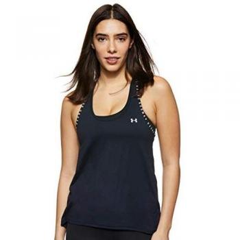 Camiseta de Tirantes Under Armour Knockout para Mujer en Negro
