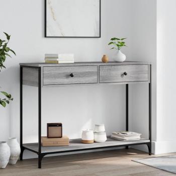Consola Sonoma 100x34,5x75cm madera multicapa gris