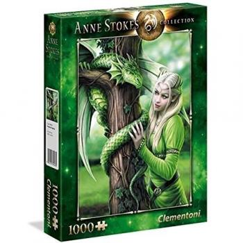 Clementoni - 39463 - Anne Stokes Collection puzzle for adults and children - Kindred Spirits - 1000 Pieces