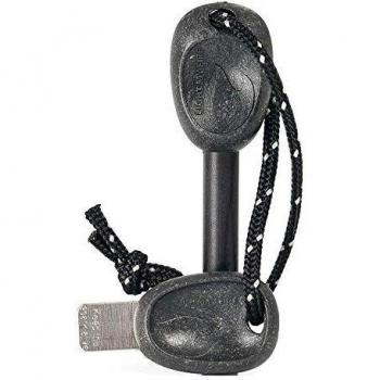 Encendedor FireSteel BIO Army Light my Fire - Encendedor de supervivencia, fabricado con materiales biodegradables, incluye varilla de ferrocerio y mango ergonómico, resistente al agua, ideal para encender fuego en condiciones difíciles,