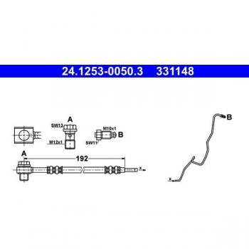 Latiguillo de freno ATE 24.1253-0050.3