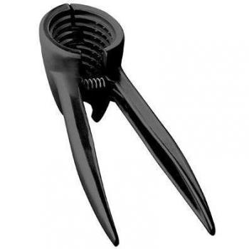 Fackelmann Cascanueces y Descorchador de Cava en Aluminio, Color Negro, Tamaño 18.5 x 5.3 cm - Unidad Individual
