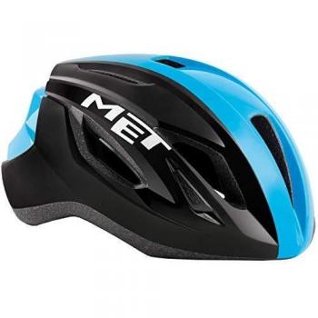 MET Casco Strale M(56-58), Adultos Unisex, Multicolor (Negro Azul)