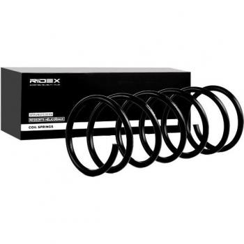 Muelle de suspensión RIDEX 188C0226 para eje delantero, 2 unidades, longitud de 435-445mm y diámetro constante