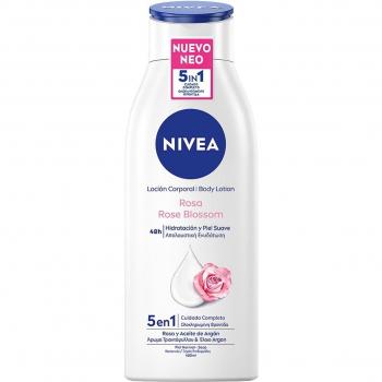 Nivea Rose Blossom Loción Corporal 5 en 1 Hidratación 48H Piel Suave 400 ml