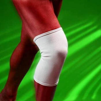 Vulkan Elastics Rodillera Elástica, Hombre, Blanco, M