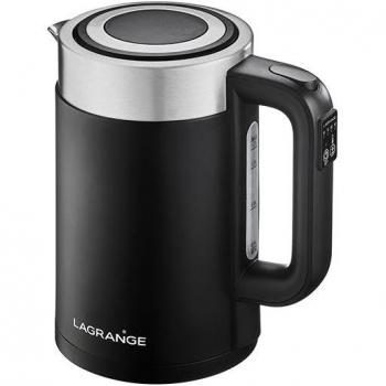 Hervidor eléctrico programable Lagrange 1,7L 2000W negro mate