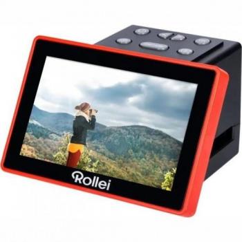 Rollei Escáner de Diapositivas DF-S 1300 SE, escáner Multidireccional de 13 megapíxeles, incluye Monitor TFT LCD a Color de 5 para digitalizar fotos y diaposit