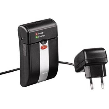Cargador Universal Hama Delta Ovum LED para Baterías de Ion Litio y Pilas AA/AAA, Negro