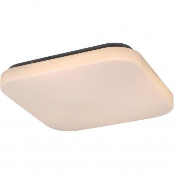 Plafón LED Cuadrado 20W 1400lm 3000K Blanco Metal IP20 Rabalux Rob