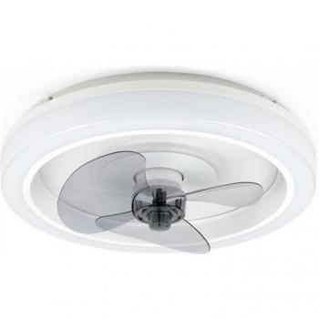 Ventilador de Techo Noaton 12045W con Luz LED y Mando 26W Dorado