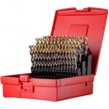 Juego de brocas helicoidales A095 DIN 338 Type N HSS de 41 piezas (6mm a 10mm) - Dormer