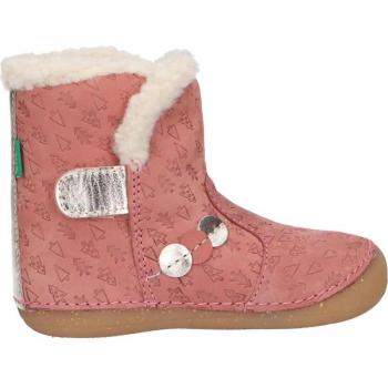 Kickers So Windy Rose Gold Fantasy Baby Girl Ankle Boots