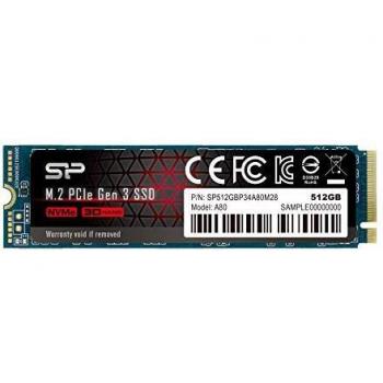 Silicon Power SSD Disco Duro Solido Interno Ace A80 M.2 PCIe Gen 3x4