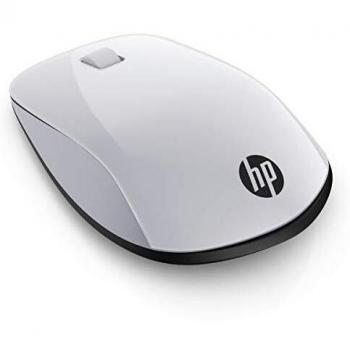 HP Z5000 - Ratón Óptico Inalámbrico Bluetooth, 1200 DPI, Diseño Ambidiestro con 3 Botones y Rueda de Desplazamiento, Indicador LED de Carga, Color Plateado