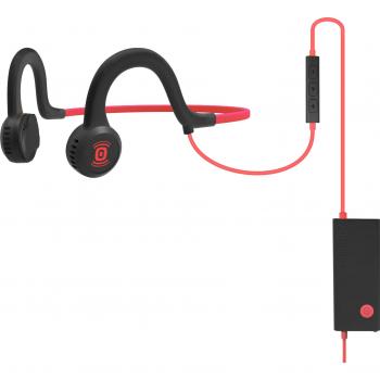 Aftershokz Sportz Titanium Gancho de Oreja, Diadema Binaural Alámbrico Negro, Rojo - Auriculares