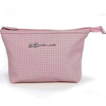 Pasito a Pasito 73580 - Neceser, diseño vichy rosa petite etoile