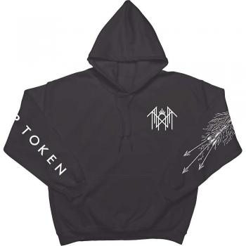 Sleep Token Official Band Hoodie | Trinity Design (Back and Sleeve Prints) Black Medium